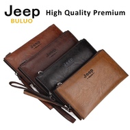 JEEP Leather wallet Men wallet leather Bag dompet lelaki Jeep Dompet lelaki zip Wallet lelaki Beg Du