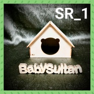 SR1 classic model Syrian hamster house, jumbo hamster house, adult hamster house, Syrian hamster hou