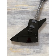 Explorer Electric Guitar Explorer Black Guitar Goose Shape EMG Active Pickup Rock Style Round Head S