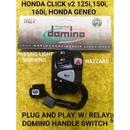 honda click domino handle switch Plug and play.