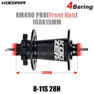 KOOZER | Koozer XM490 PRO MTB Bicycle Hub 8-12S HG 28/32/36H 6 Pawls 72 Click CRMO Axle 100/135 QR 1
