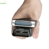 YANGGUA OBD2 to DB25 Main Cable, ABS&Brass Male to Male Diagnostic Extension Cord, Compatible Univer