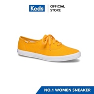 KEDS WF62904 CHAMPION SEASONAL SOLID MUSTARD Women's Shoes Lace-up Yellow good
