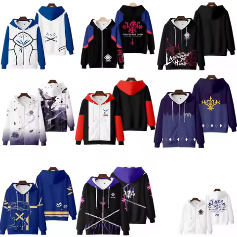 3D Anime Fate Stay Night Cosplay Costume Fate/Grand Order FGO Saber Alter Joan of Arc Unisex Hoodie 
