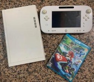 (二手良品)任天堂 Wii U主機+GAMEPAD+基本電源+原版馬力歐賽車8(立馬玩~不用買Wii/Switch了)