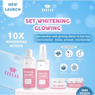 Ready KIRIM New MYO Beauty Set Skincare Whitening Glow 1set 4item | Face Wash Myo | Toner Myo | Nigh