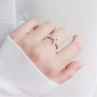 Cute Ocean Fish Mermaid Tail Ring Trendy Ring Jewelry Gift Silver Color Ring Wedding Ring Engagement Ring
