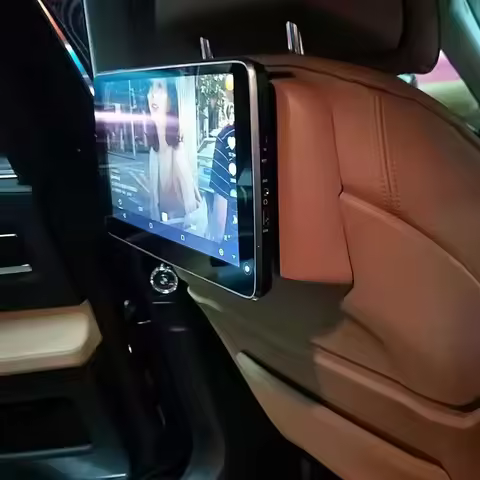 Rear Seat Entertainment For BMW 5 7 Series E60 E61 F10 F11 F01 F02 Android Headrest Monitor WiFi Tou