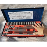 25pcs socket set 1/2drive 6 points (10mm-32mm) socket wrench set ratchet wrench set