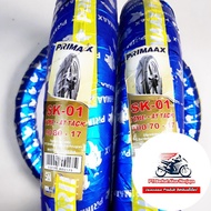 Paket Ban Motor Bebek 90/80 & 100/70 Ring 17 Primaax SK01 TUBETYPE (Non Tubeless) untuk Motor Satria