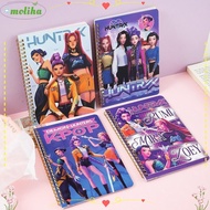 MOLIHA KPop Demon Hunters Notebook, Perforated Pages Coil Binding Coil Notebook,  Spiral Binding Spi