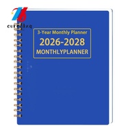 OUREAPH Calendar Book, Smooth Writing A4/A5 3 Years Monthly Planner, Premium Yearly Goals 2026-2028 