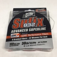 SUFIX 832 30lb 0.29mm 150yds/135meter low vis green