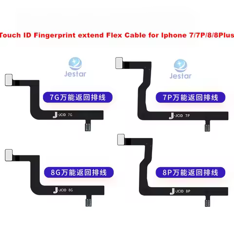 JC JCID Home Button Touch ID Fingerprint Sensor scanner extend Flex Cable Ribbon for Iphone 7 7Plus 