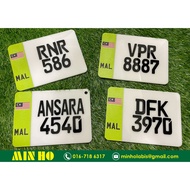 EV Number Plate Motorcycle (Custom Design) 3D Laser Cut