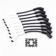 Dasbecan 9070C Spark Plug Wire Extreme 9000 Ceramic Boot Compatible with GM LS3 LS4 LS7 Engines(Blac