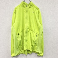 古著耐吉運動外套/球衣，附Swoosh標誌，黃色，XL碼