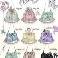 8angles-Bag Model ‍ ️ Wonder Fairy Leather Size 12 Inches Can Hold Ipad Waterproof Dumpling Shape E0