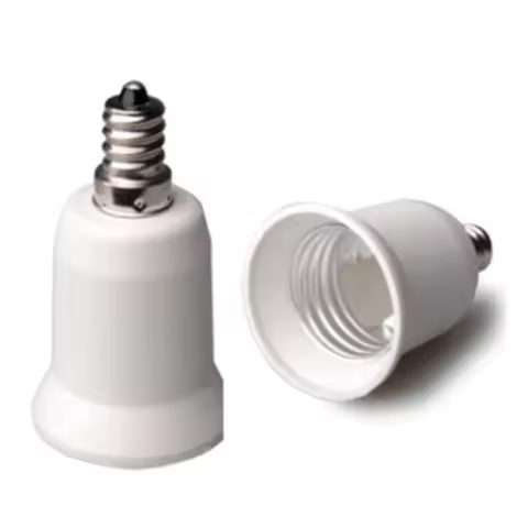 4pc E12 to E26 Candelabra E12 to Medium Socket E26/E27 Bulb Base Light Socket Adapter Converter for 