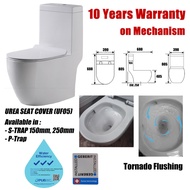 SG Local Seller & Authorized Dealer PUB Approval One-piece Toilet Bowl TORNADO Flushing GEBERIT Syst