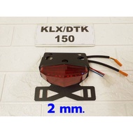 ท้ายสั้น KLX150 DTK150 BF150 D-TRACKER150 #มีไฟเลี้ยวในตัว #โครงเหล็กหนา 2.0 มม. ไฟท้าย KLX150 DTK15
