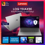 LENOVO LOQ AI GAMING LAPTOP 83LK00A0MJ (I5-12450HX/ 8GB OR 16GB /512GB/15.6 FHD 144HZ/4GB RTX2050/OF