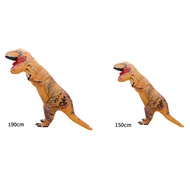Halloween Inflatable Dinosaur Fancy Costumes Kids Adult Tyrannosaurus Cosplay Kindergarden Mascot Pe