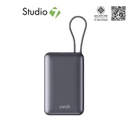 พาวเวอร์แบงค์ UVolt 10000 mAh Wireless Magnet UVP10W-02 Titanium Gray (CCC) by Studio7