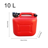 🔥 [มอก. ถูกกฎหมาย] ถังน้ำมันพกพา 5-10L สีแดง ปิดฝาแน่น ท่อน้ำมันยาว 30 ซม.! ใส่เบาะมอเตอร์ไซค์ได้ ตั