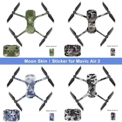 Camo Skin Wrap for DJI Mavic Air 2 Protective Sticker Decal for DJI Mavic Vinyl Cover