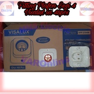 Visalux Square Ceiling Fitting, 48 pcs