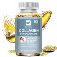 Collagen Bone Complex With ( Calcium Magnesium Vitamin D2 K2) 120capsule