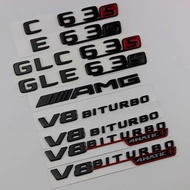 New Mercedes-Benz E-Grade C Grade Change E63s Amg Sticker Suffix E43 e53 C63 Black Car Logo