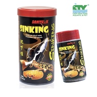 Sanyu Sinking fish Food chips ikan Channa dll