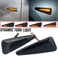 2PCS Dynamic LED Side Marker Light Turn Signal Blinker Lamp For Dacia Logan Sandero I Renault Symbol