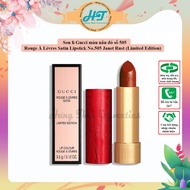 Son lì Gucci màu nâu đỏ số 505 - Rouge À Lèvres Satin Lipstick No.505 Janet Rust (Limited Edition)
