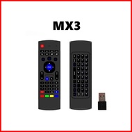 MX3 Alat Kawalan Jauh Air Mouse Remote | MX Backlit | Android Box Remote