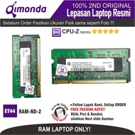 ET44 RAM-ND-2 RAM MEMORY RAM Laptop Qimonda 256MB 1RX16 PC2-3200S