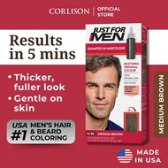 Just For Men Shampoo-In Hair Color - Medium Brown | Ammonia Free Hair Dye