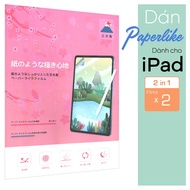 Miếng dán Paperlike iPad Gen 9 độ nhám cao và hiển thị HD