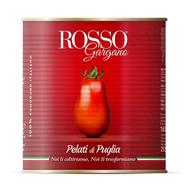 รอสโซ การ์กาโน มะเขือเทศปลอกเปลือก 2.55 กก - Peeled Tomatoes from Puglia 2.55kg Rosso Gargano brand
