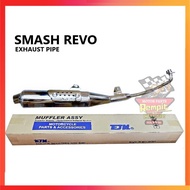 REMPIT Suzuki SMASH REVO Chrome Exhaust Pipe ORIGINAL EJM Ekzos Muffler