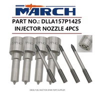 4pcs Diesel Fuel Injector Nozzle Tip DLLA157P1425 for Mitsubishi Canter 4.9L 4M50 0445120049