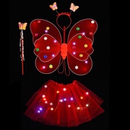 Fairy Tales Wings Set Butterfly Wings Tutu Skirts Fairy Costume