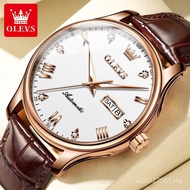 Watch Men Watch Waterproof Mechanical Watch Dual Calendar Simple Belt OLEVS Couple OLEVS Couple Watc
