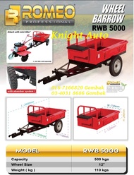 ROMEO RWB5000 Wheel Barrow Capacity 500kg 12" Wheel