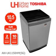 Toshiba/Hisense Top Load Washer Auto Washing Machine Mesin Basuh ( 10.5KG ) AW-UK1150HM(SG) / AWUK11