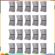 20Pcs 24mmx11mmx10mm Console Mixer Slider Fader Knobs Replacement for Potentiometer Gray Knob Black 