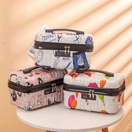16/18 Inch Small Luggage Cosmetic Bag Travel bag Hand Cosmetic Bag Mini Luggage Lightweight Boardabl