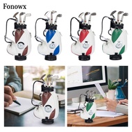 [AbabixaMY] Golf Pen Holder for Desk Desk Decor Unique Clock Great Gift Pens Set Gadgets Golf Gifts 